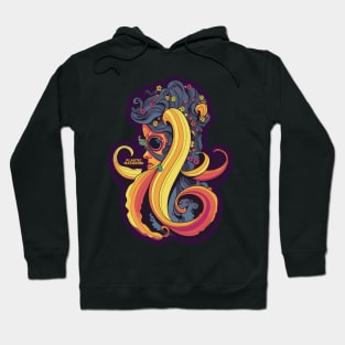 Plastic Macaroni Boho Trippy Hippy Fusilli Hoodie